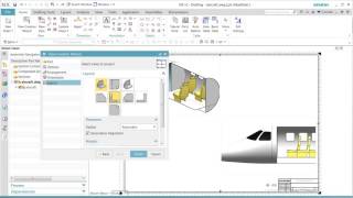 NX 11 amp Drafting Add Arrangement views to master model drawing [upl. by Adekram]