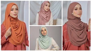 Eid Special Hijab Tutorial । Easy Hijab Style 2024 । New Hijab Style 2024 । [upl. by Spear]