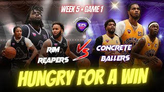 Rim Reapers Vs Concrete Ballers 🏀 Clash Pro League  Week 5 • Game 1 [upl. by Roberto]