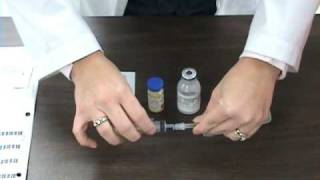 Reconstitution of a Powdered Medication [upl. by Kucik]