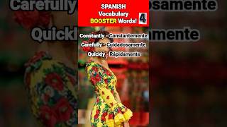 Spanish Vocabulary Booster 4 shorts esl easyspanish [upl. by Assiluj244]