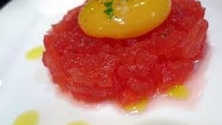 Steak Tartare  Raw Beef Topped Off With Raw Egg [upl. by Irtak]