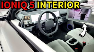 2022 Hyundai IONIQ 5 – Interior features amp overview upclose [upl. by Niwrehs90]