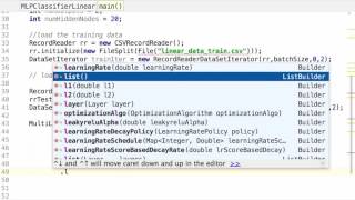 Lecture 1  Building a Linear Classifier MLP With Deeplearning4j [upl. by Naujak622]