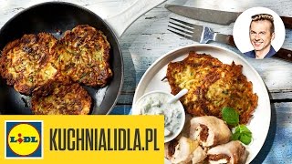 🍗🍗 Uda kurczaka faszerowane fetą z plackami z cukinii  Karol Okrasa  Przepisy Kuchni Lidla [upl. by Finn]