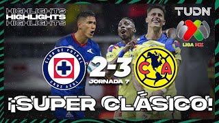 HIGHLIGHTS  Cruz Azul 23 América  AP2023J7  Liga Mx  TUDN [upl. by Eri]