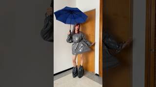 como usar una capa para la lluvia 🌧️ lluvia howto comousemmim capa lluvias diy outfitinspo [upl. by Akeimat191]