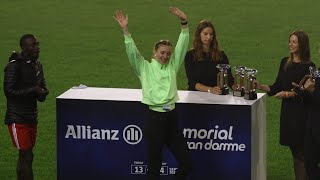 Closing Ceremony • Femke Bol wins her fourth Diamond League Trophy 🏆 💎 [upl. by Akinohs]