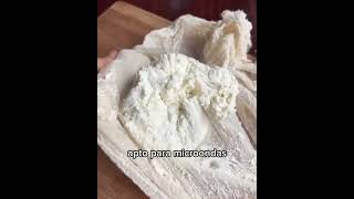 Queso mozarella casero 🤤 shortsviralrecetas shortsviral [upl. by Ailefo]