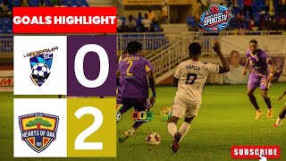 Accra Hearts of Oak SC vs Medeama SC  Goals by Kwabena amp Mawuli  20 Victory Highlights [upl. by Macrae]