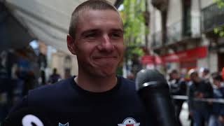 Remco Evenepoel Interview at the finish Stage 1 Itzulia Basque Country 2024 [upl. by Earas986]