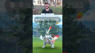 Black amp White Kyurem released But… pokemongo blackkyurem [upl. by Htrap125]