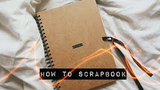 DIY HOW TO SCRAPBOOK [upl. by Ahswat]