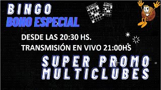 Bingo Super Promo Multiclubes  Chajari Entre Ríos  quotBONO SORTEO ESPECIAL 2023quot [upl. by Colwell498]