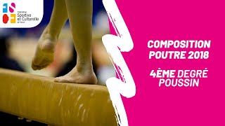 FSCF Poutre 2018 Poussines 4ème degré [upl. by August]