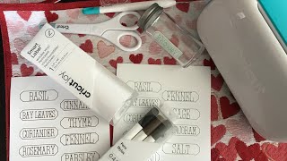 Label Making with the Cricut Joy [upl. by Tollmann754]