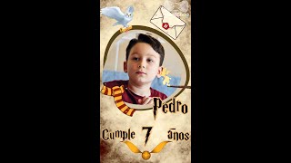 Invitación Animada Harry Potter Cumpleaños videoinvitaciones invitacionanimada harrypotter [upl. by Asoramla]