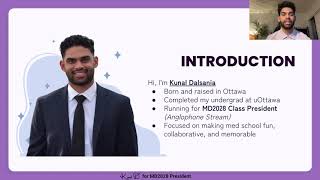 MD2028 Anglophone Class President Campaign Video  Kunal Dalsania [upl. by Richart915]