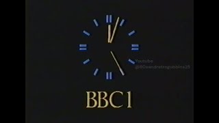 BBC1 closedown 2nd March 1987 into 3rd March [upl. by Zennie]