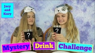 Mystery Drink Challenge with a Twist  Jacy and Kacy [upl. by Ettevol821]