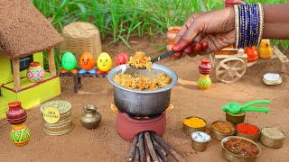 Miniature Full Chicken Biryani  Chicken Curry  Mini Foodkey [upl. by Jak229]