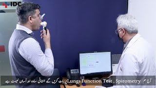 Spirometry Test at Islamabad Diagnostic Centre [upl. by Hepzi]