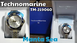 Technomarine SEA MANTA Automatic TWOTONE  Technomarine Stainless Steel Ladies Watch TM219060 [upl. by Philina]