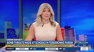 Two Terrebonne Parish schools cleared after bomb scare [upl. by Ainavi]