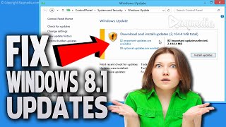 Fix Windows 81 Update Freeze Error [upl. by Cand899]