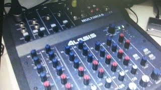 Problemas con Alesis Multimix8 USBfx con zumbido y ruidos [upl. by Ydniw]