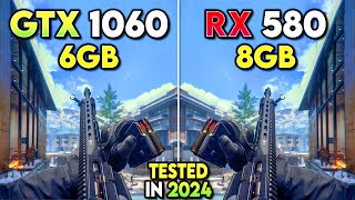 RX 580 vs GTX 1060  Which GPU Aged Better Tested in 2024 [upl. by Annwahs601]