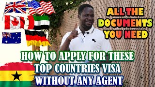 HOW TO APPLY FOR CANADA USA DUBAI GERMANY VISA  WITHOUT ANY AGENT APPLY BY YOURSELF [upl. by Spanos]