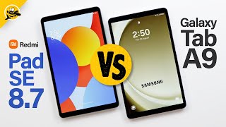 BETTER SMALL TABLET Redmi Pad SE 87 vs Galaxy Tab A9 [upl. by Ylek927]