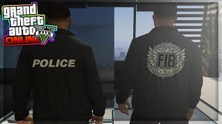 GTA Online How To Get A FIB or Police Outfit Online GTAO Gameplay [upl. by Iredale586]