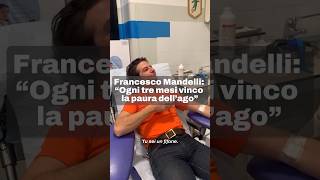 Francesco Mandelli attore comico de I soliti Ignoti e l’appello a donare il sangue [upl. by Melisa45]