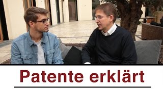 Patente einfach erklärt  Ist mein Produkt patentiert [upl. by Hart]