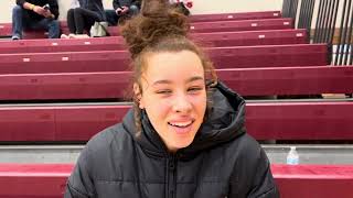 Massillon Washington Girls Basketball Postgame Interview With Mikiya Edwards 122923 [upl. by Audrye]