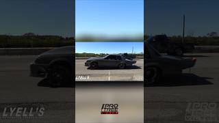 Good race between a twin turbo LS Foxbody and a LS twin turbo S10 at quotNo Way Outquot noprepracing [upl. by Nauqyt80]