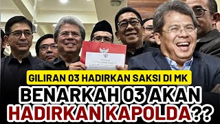 LIVE BENARKAH 03 AKAN HADIRKAN KAPOLDA DI SIDANG MK [upl. by Euf271]