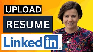 How to upload your resume to LinkedIn [upl. by Uthrop647]