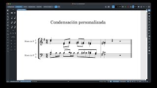 Dorico 5 Condensación personalizada [upl. by Ben203]