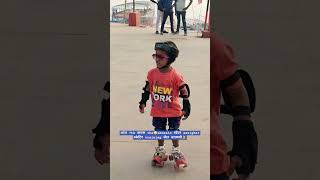 स्केटिंग slide walk👣🚶skatingloverskatingboyassighat स्केटिंग training सेंटर varanasi bestskater👍 [upl. by Gearalt]