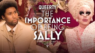 Drag queen trixie serves Oscar Wilde Bridgerton realness in THATS OUR SALLY [upl. by Dacie]