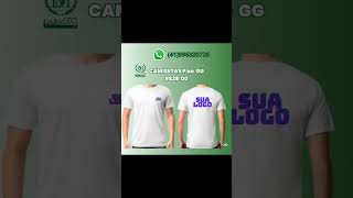 Camisetas Personalizadas para a sua empresa WHATSAPP 41996320726 [upl. by Ahmed]