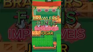 OS BRAWLERS MAIS DIFCEIS E MAIS FACEIS DE JOGAR brawlstars squadbusters HashTag short Shorts [upl. by Eedyaj]