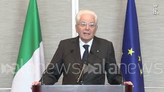 Mattarella quotRicevuto assicurazioni su rimozioni ostacoli Cinaquot [upl. by Aubine]