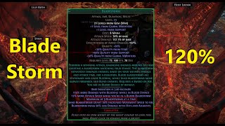 323 120 Quality Bladestorm  9 Maximum Bladestorms Not Full Build [upl. by Trik]