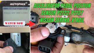 Replace accelerator pedal position sensor Nissan Serena xtrail [upl. by Hsiri]