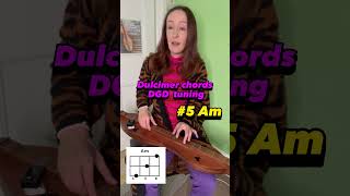 Dulcimer chords in DGD tuning 5 Am mountaindulcimer with FREE chord chart [upl. by Ehman373]