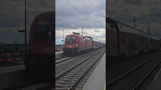 Wiesel passing GuntramsdorfThallern train railway trainspotting austria [upl. by Naoj]